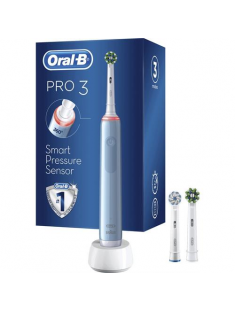 Escova de Dentes Elétrica ORAL-B - PRO3 3770 AZUL